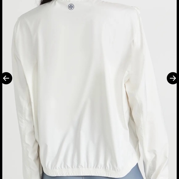 TORY BURCH Ruffle Windbreaker size M - Picture 3 of 7